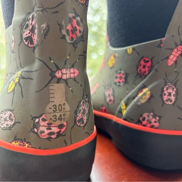 Bogs Classic II Bugs Insulated Rain Boots | Toddler Size 11 | Waterproof Winter - Picture 5 of 12